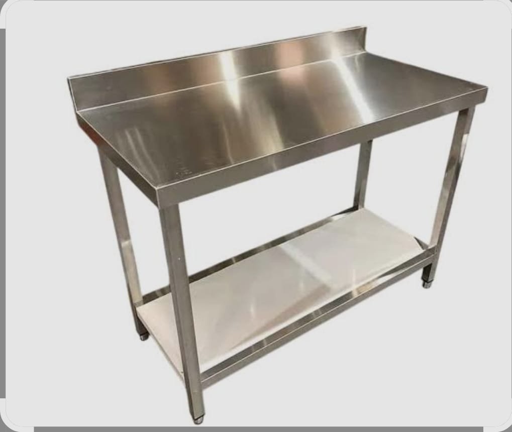 Stainless steel catering work table